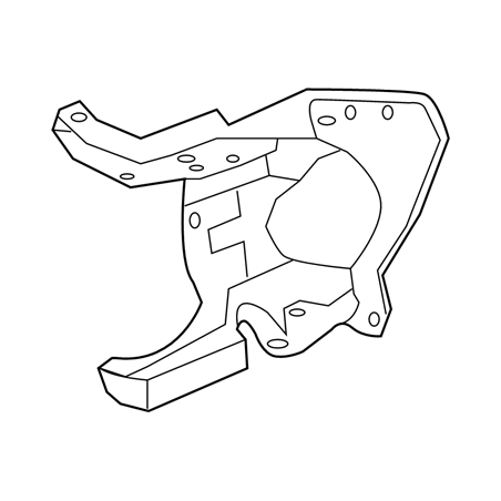SOPORTE DERECHO LUZ ANTINIEBLA DELANTERA HYUNDAI TUCSON 2009-2014 GENUINE OEM 92231-2S000