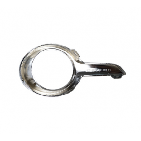BISEL NEBLINERO IZQUIERDO CROMADO PEUGEOT 208 2012/2015 OEM 1608110880