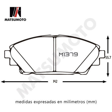 PASTILLA DE FRENO DELANTERA MAZDA LOW METAL BLACK EDITION