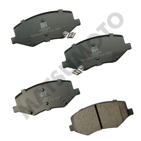 PASTILLA DE FRENO DELANTERA JAC S2  S3  J3 LOW METAL BLACK EDITION