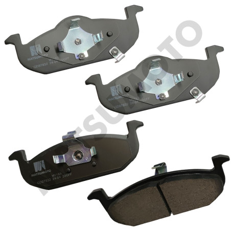 PASTILLA DE FRENO DELANTERA MG350 LOW METAL BLACK EDITION