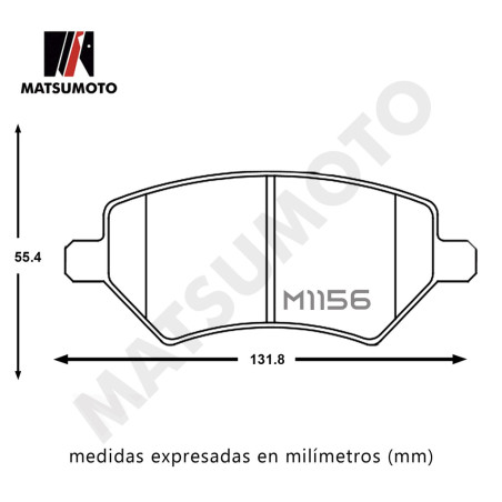 PASTILLA DE FRENO DELANTERA CHERY ARRIZ TIGGO 4 TIGGO 5