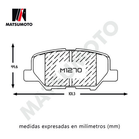 PASTILLA DE FRENO TRASERA CHANGAN MAZDA MITSUBISHI PEUGEOT