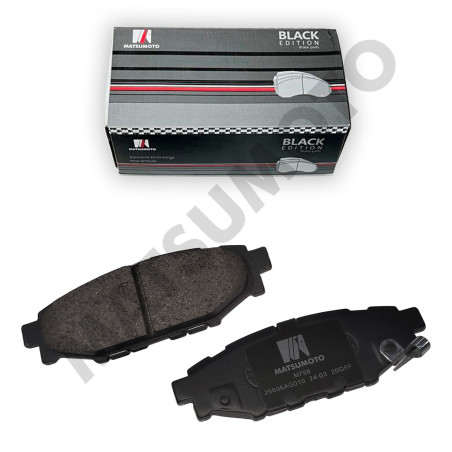 PASTILLA DE FRENO TRASERA SUBARU FORESTER IMPREZA OUTBACK XV LOW METAL BLACK EDITION