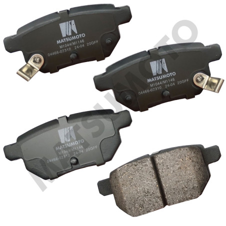 PASTILLA DE FRENO TRASERA TOYOTA FORD JAC SUZUKI GEELY CHANGAN BAIC LOW METAL BLACK EDITION