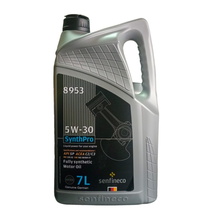 ACEITE SENFINECO 5W30 SINTETICO 7 LITROS API SP ACEA C2/C3 PARA DPF