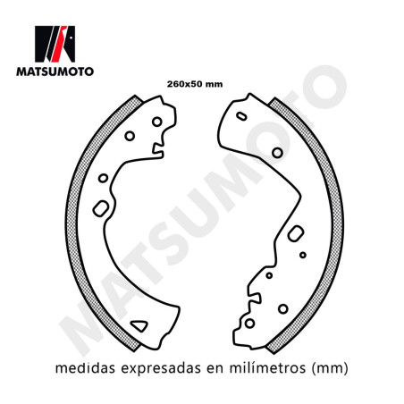 BALATAS / PATINES DE FRENO NISSAN TERRANO