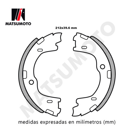BALATAS / PATINES DE FRENO HYUNDAI H1