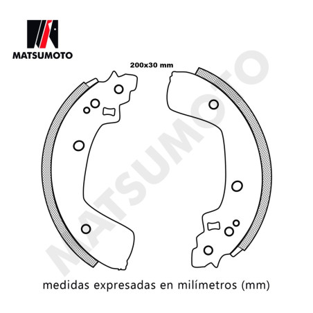 BALATAS / PATINES DE FRENO SUZUKI SWIFT BALENO AERIO
