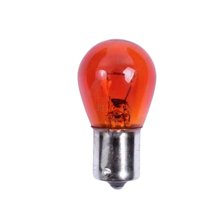 AMPOLLETA 1 CONTACTO PATA PAREJA AMBAR 24V 21W BA15S 24V-PY21W