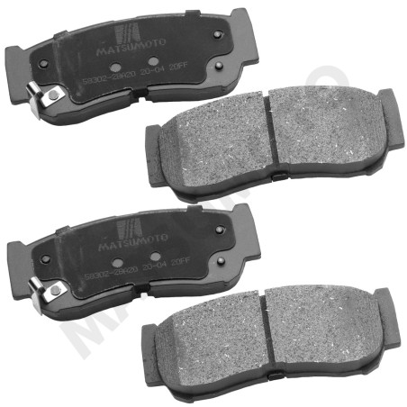 PASTILLA DE FRENO TRASERA MAXUS T60 SSANGYONG STAVIC HYUNDAI SANTA FE