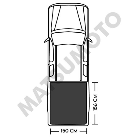 LONA MARITIMA NISSAN NP300 2016 ON