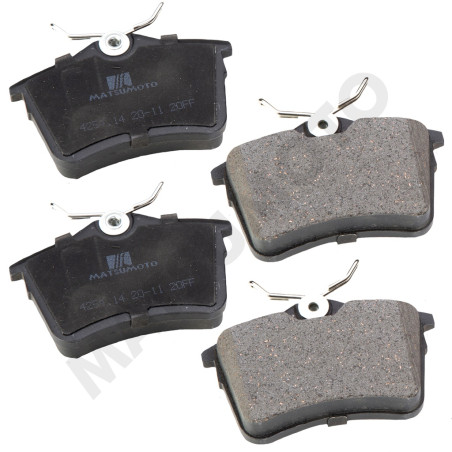 PASTILLA DE FRENO TRASERA PEUGEOT PARTNER B9 CITROEN BERLINGO B9
