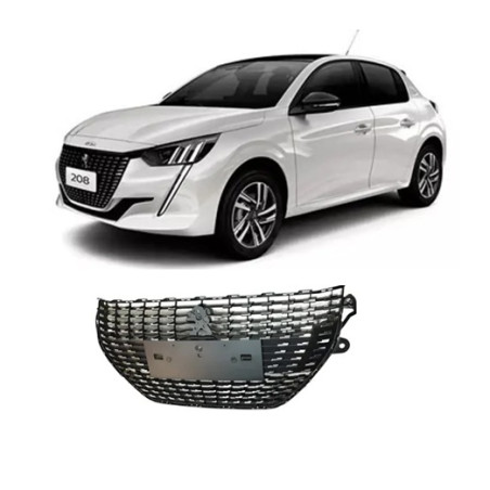 MASCARA PARACHOQUE DELANTERA PEUGEOT 208 2021/2024 NEGRA