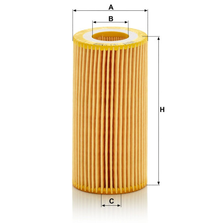 FILTRO MANN HU719/8X ELEMENTO VOLVO FORD