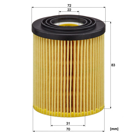 FILTRO MANN HU816/2X ELEMENTO JEEP RENEGADE