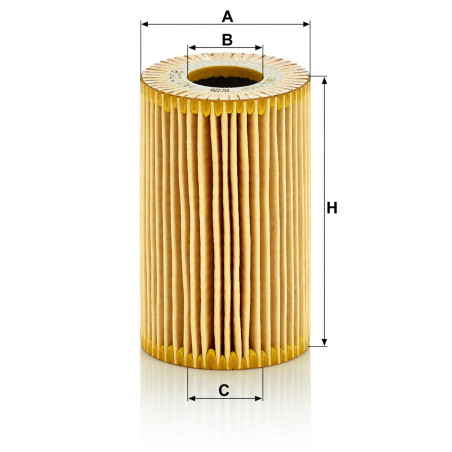FILTRO MANN HU7008Z ELEMENTO VOLKSWAGEN AMAROK