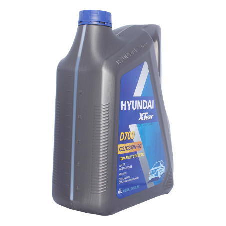 ACEITE HYUNDAI XTEER D700 SP C2 C3 5W30 6 LITROS