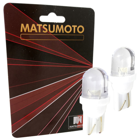PAR AMPOLLETA T10 LED LUPA (COLA DE PESCADO)