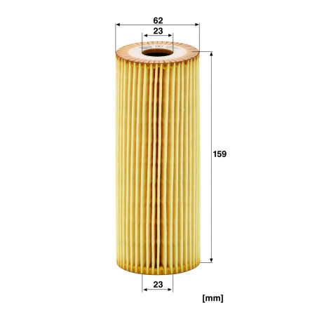 FILTRO ACEITE MANN HU727/1X MERCEDES BENZ SSANGYONG