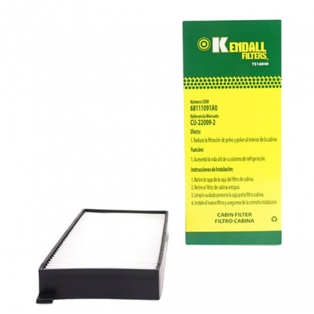 FILTRO CABINA POLEN CU22009/2 SSANGYONG ACTYON/ACTYON SPORT/KYRON 2002/2017 OEM 68111091A0