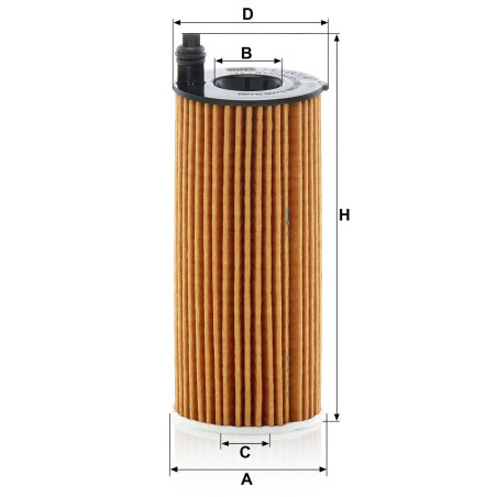 FILTRO HU6014/1Z HU6014/Z ELEMENTO BMW TOYOTA SUPRA HK