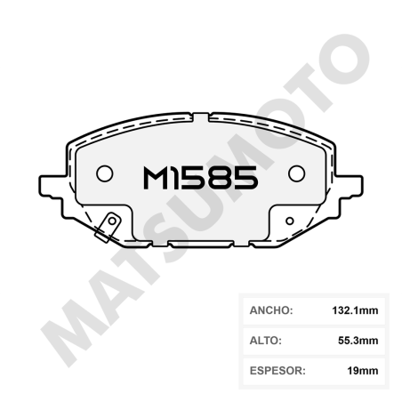 PASTILLA DE FRENO DELANTERA CHEVROLET TRACKER 2020 2026 CERAMICA