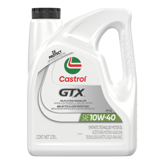 ACEITE CASTROL GTX 10W40 3.78...