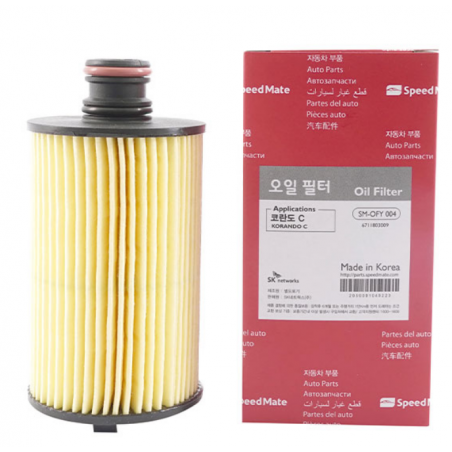 FILTRO ACEITE HU613X SSANGYONG ACTYON SPORT/KORANDO/MUSSO/REXTON/STAVIC/XLV 2012/2023 OEM 6721803009 SPEEDMATE SM-OFY004