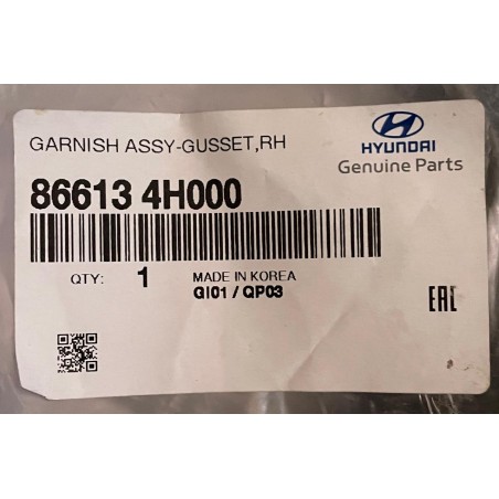 CORNER PARACHOQUE TRASERO DERECHO HYUNDAI H1 2008/2018 ORIGINAL OEM 866134H000