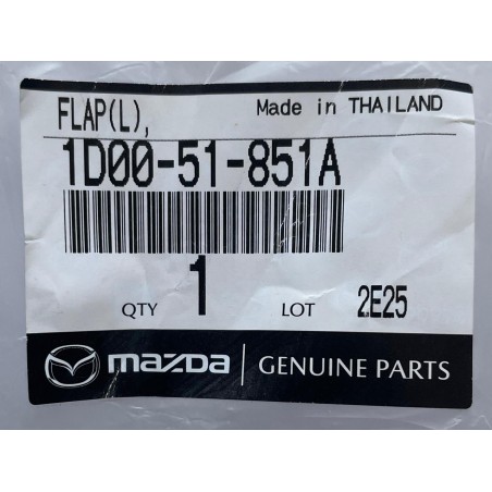 ALETA GUARDAFANGO DELANTERA IZQUIERDA MAZDA BT5O 2012/2020 ORIGINAL OEM 1D00-51-851A
